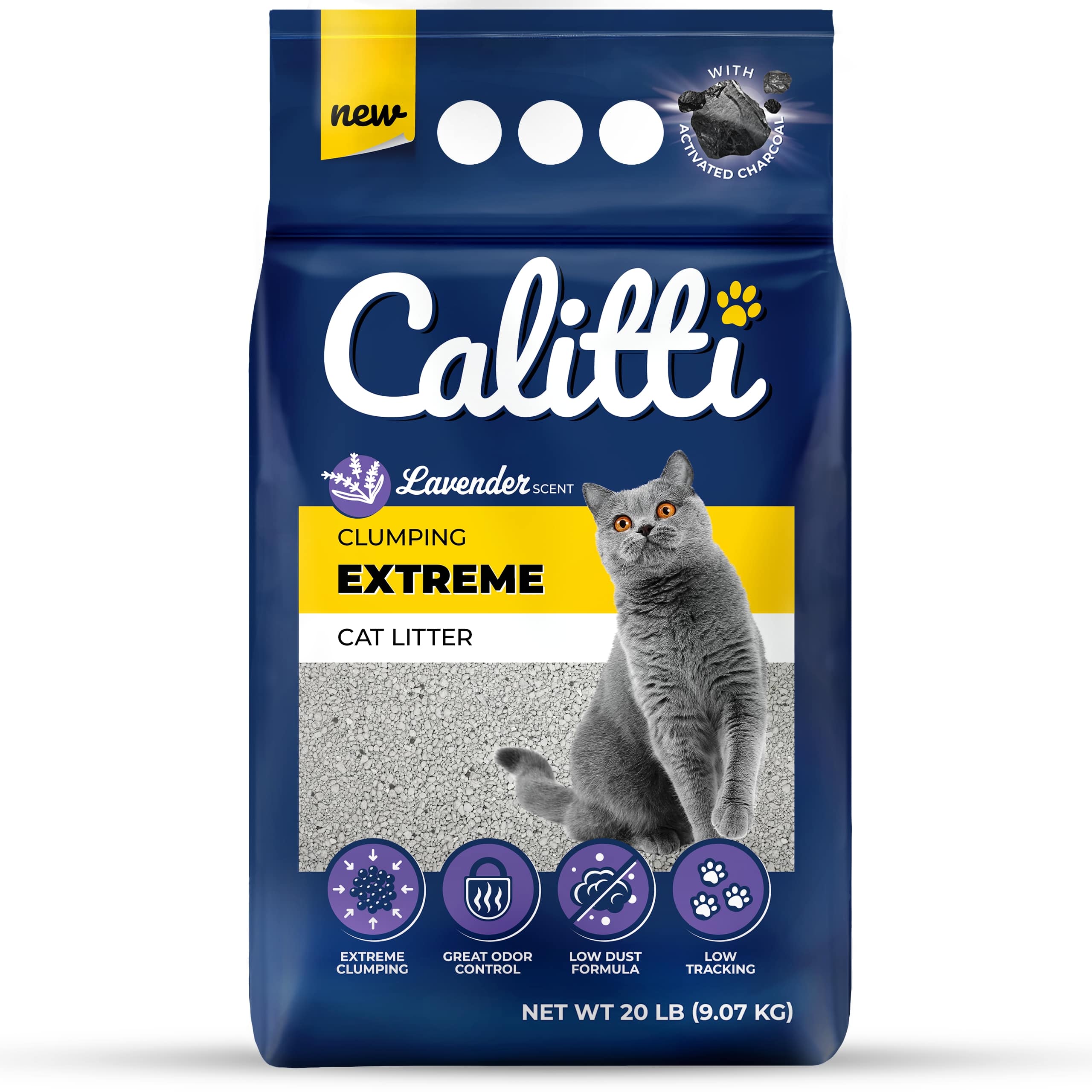 Calitti Extreme Clumping Cat Litter, 20 lbs - Pet's Shop