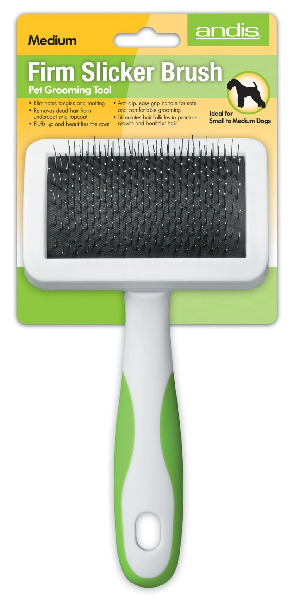 Andis Medium Firm Slicker Brush - Pet's Shop