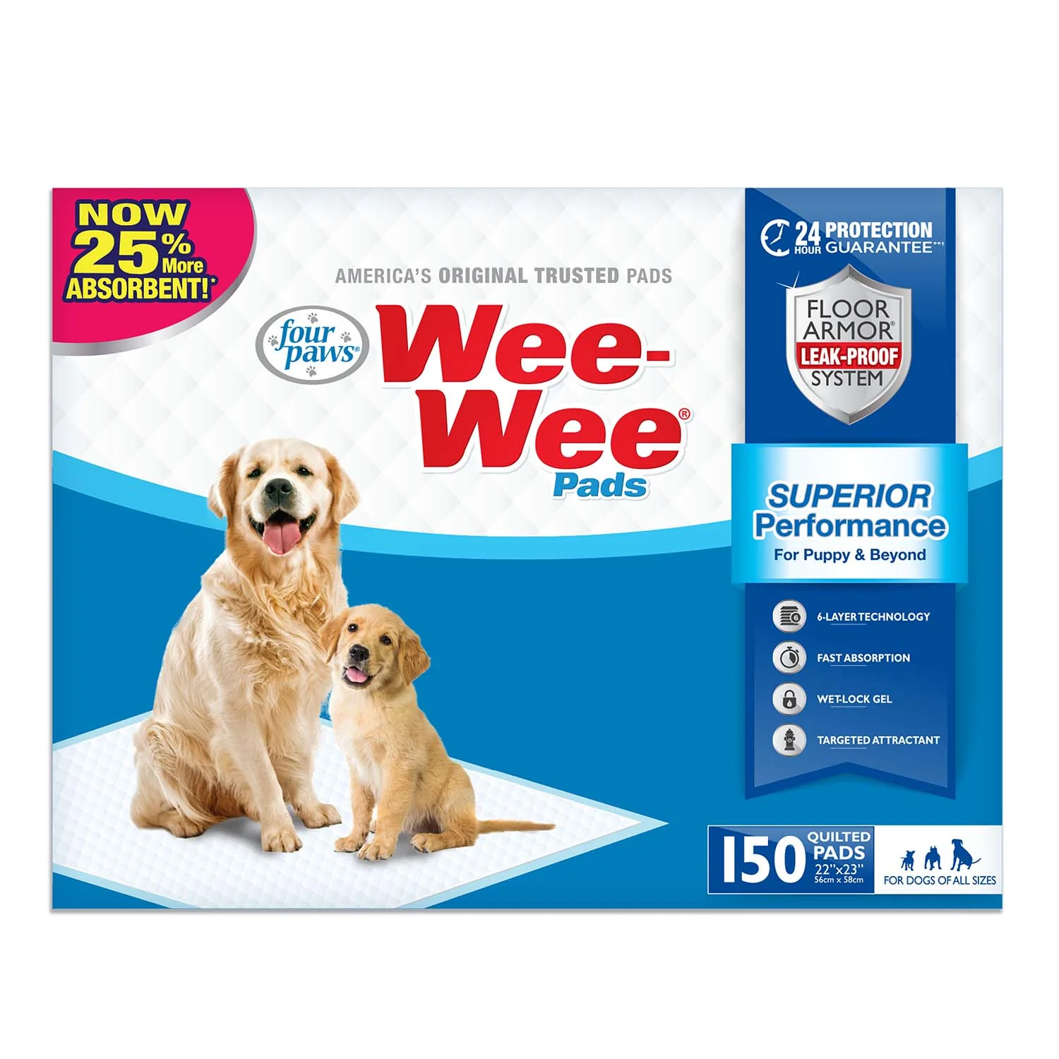 Wee-Wee Superior Performance Dog Pee Pads - Pet's Shop