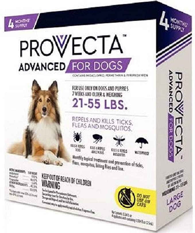 Provecta Advanced for Dogs, 4 Dose - Pet's Shop