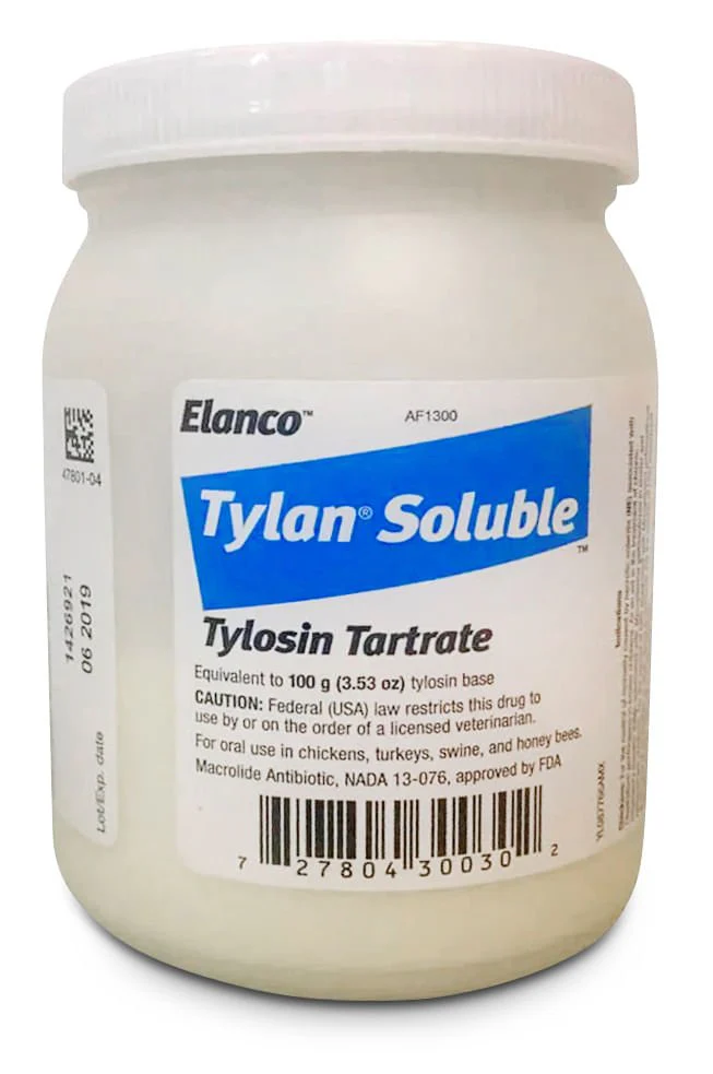 Rx Tylan (tylosin tartrate) Soluble Powder, 100 gm - Pet's Shop