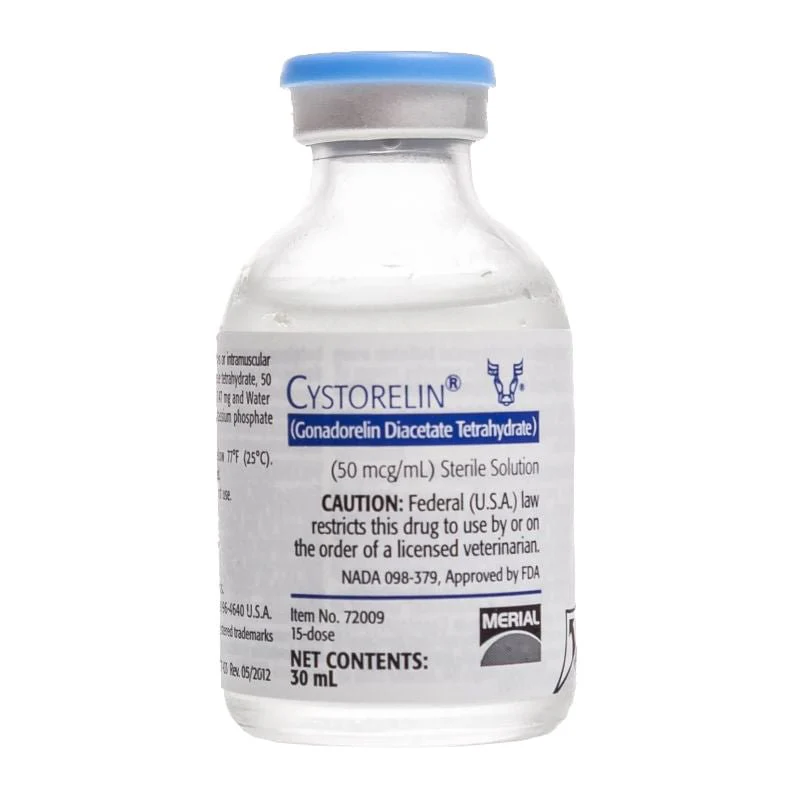 Rx Cystorelin (gonadorelin diacetate tetrahydrate) Solution Vial for Cattle - Pet's Shop