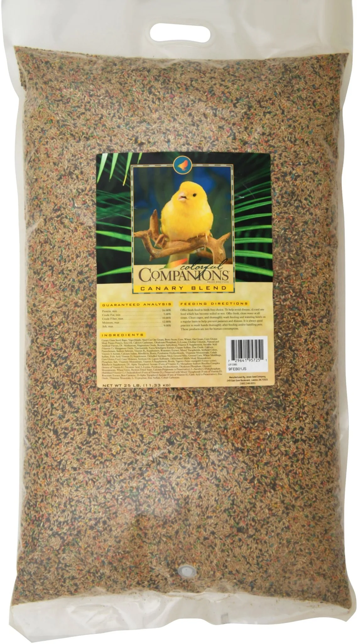 Colorful Companions Canary Blend, 25 lbs - Pet's Shop