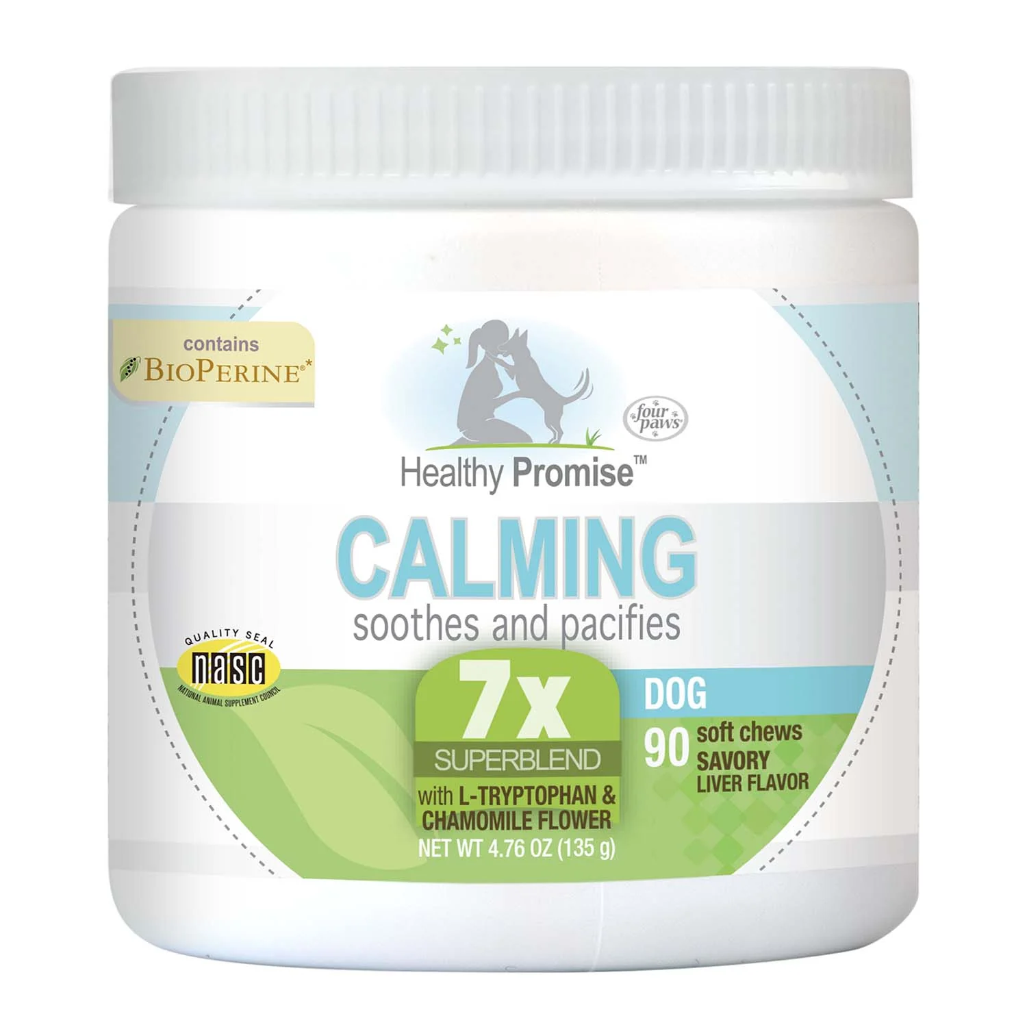 Healthy Promise Calming Chews for Dogs, Savory Liver, 90 ct - Pet's Shop