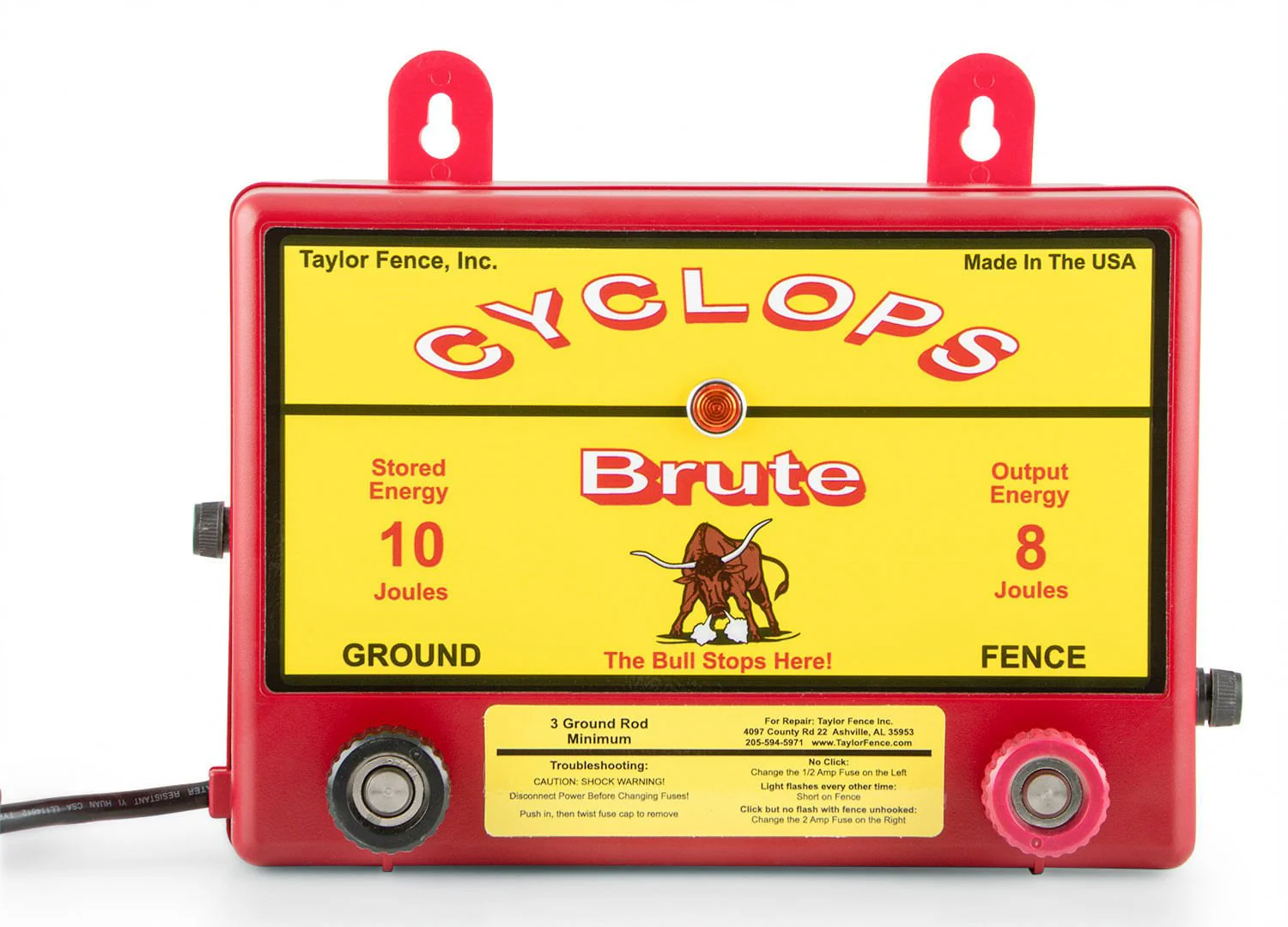 Cyclops Brute 8 Joule AC Fence Charger - Pet's Shop