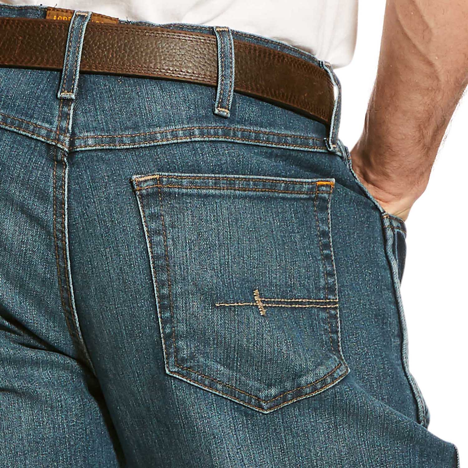 Ariat Men's Rebar M4 Relaxed DuraStretch Basic Boot Cut Jean - Pet's Shop