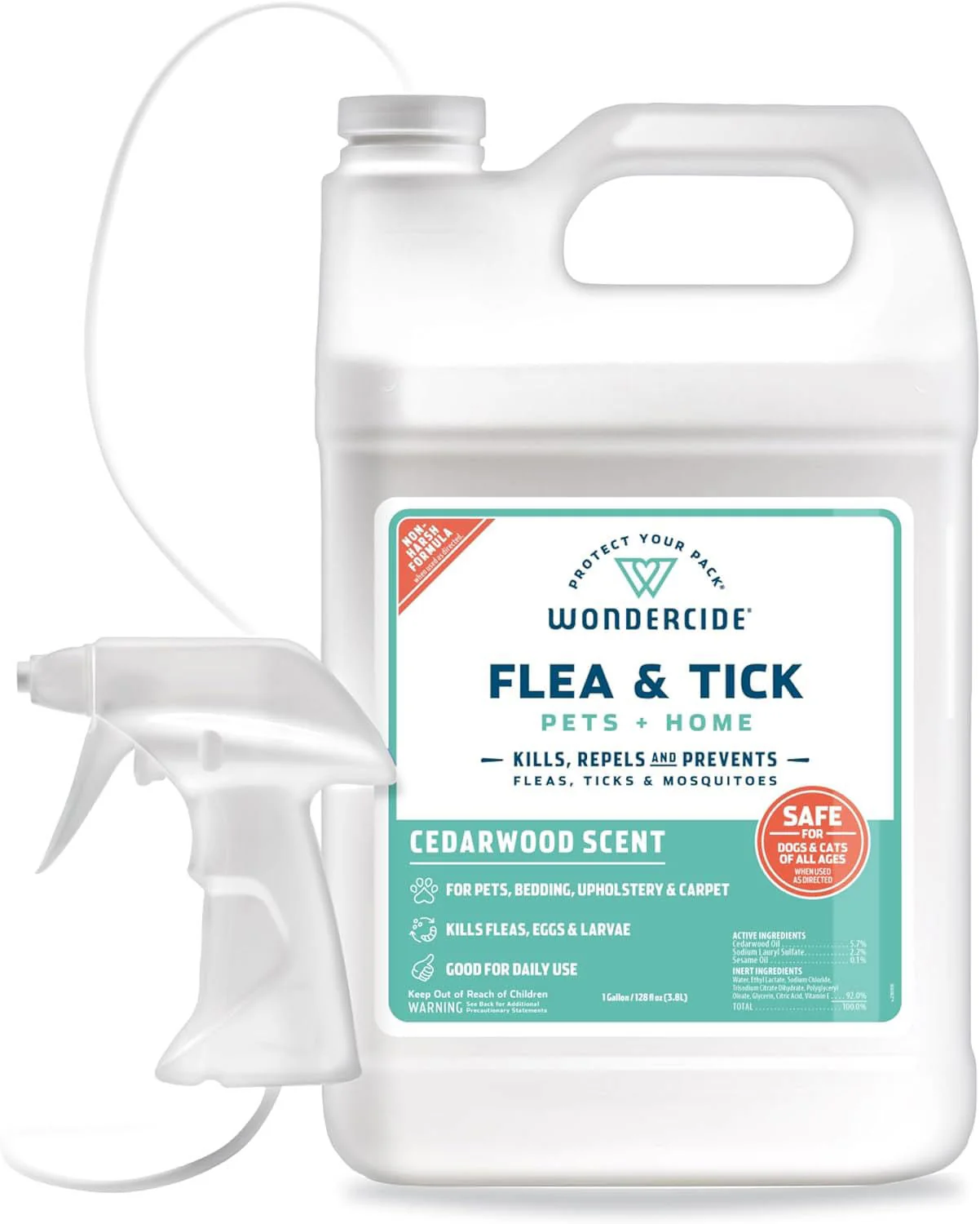 Wondercide Flea, Tick & Mosquito Control Spray for Pets + Home - Pet's Shop
