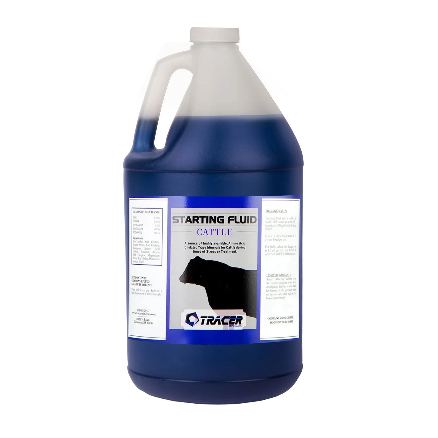 Tracer Starting Fluid Chelated Minerals for Horses, Swine, Cattle, Goats - Pet's Shop