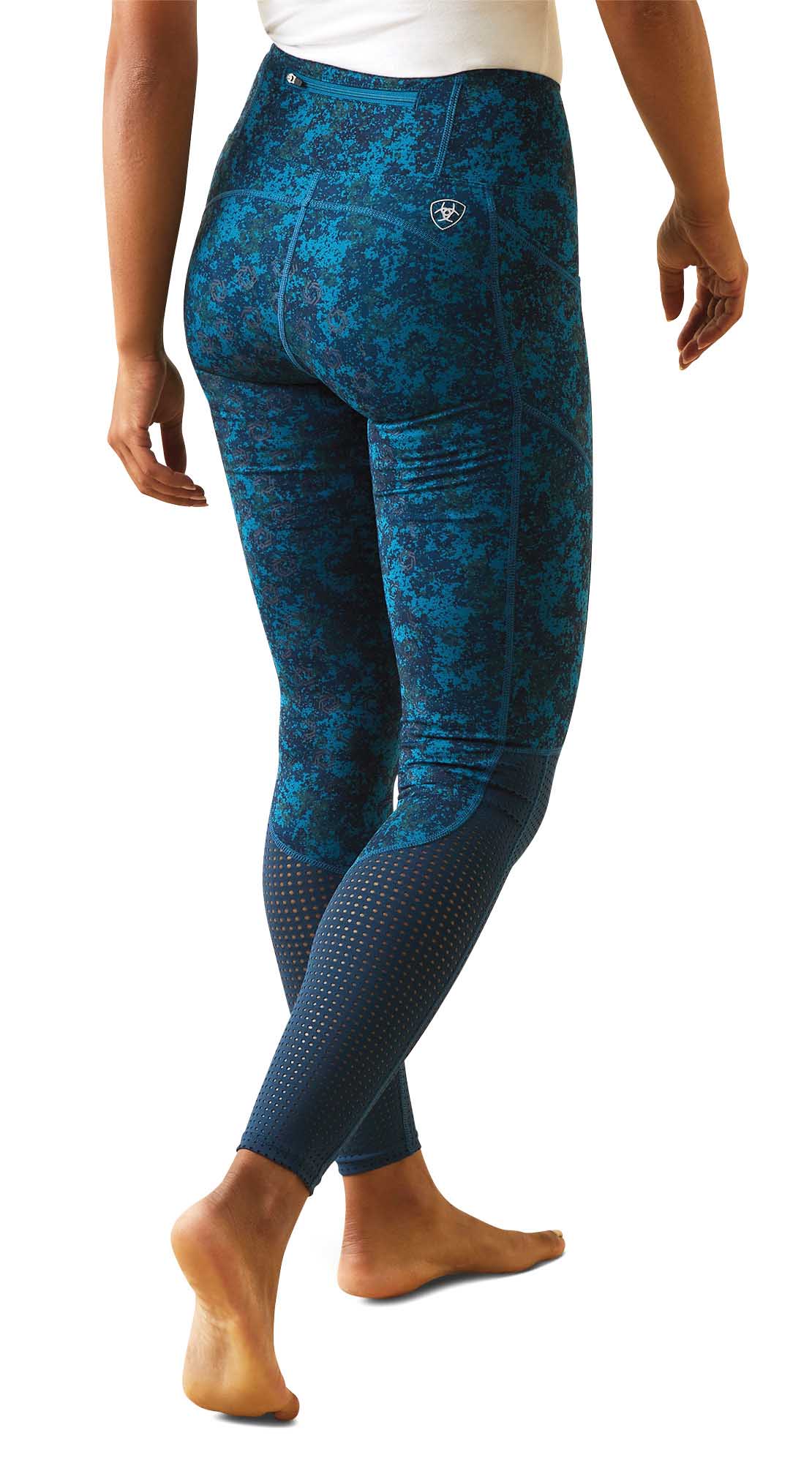 Ariat Eos Full Seat Riding Tight, Deep Petroleum Camo - Pet's Shop