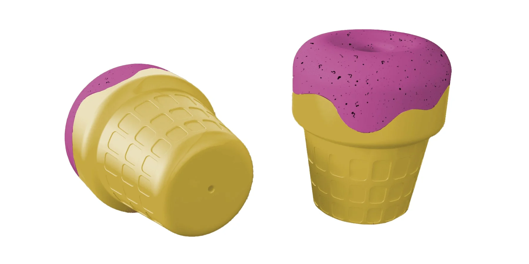 Ice Cream Cone Treat Dispenser, Each - Pet's Shop