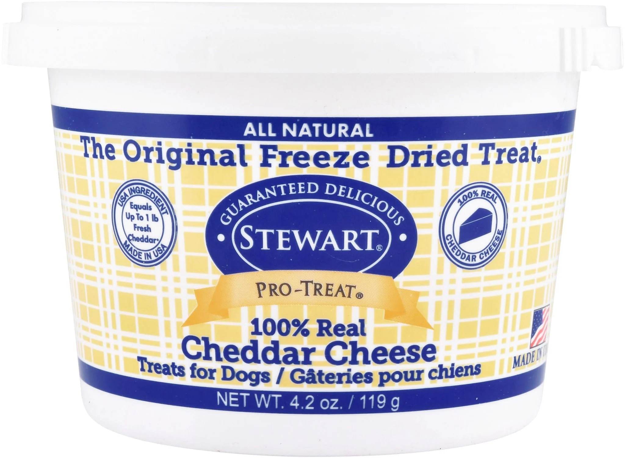 Stewart Pro-Treat Freeze-Dried Cheddar Cheese Treats for Dogs - Pet's Shop