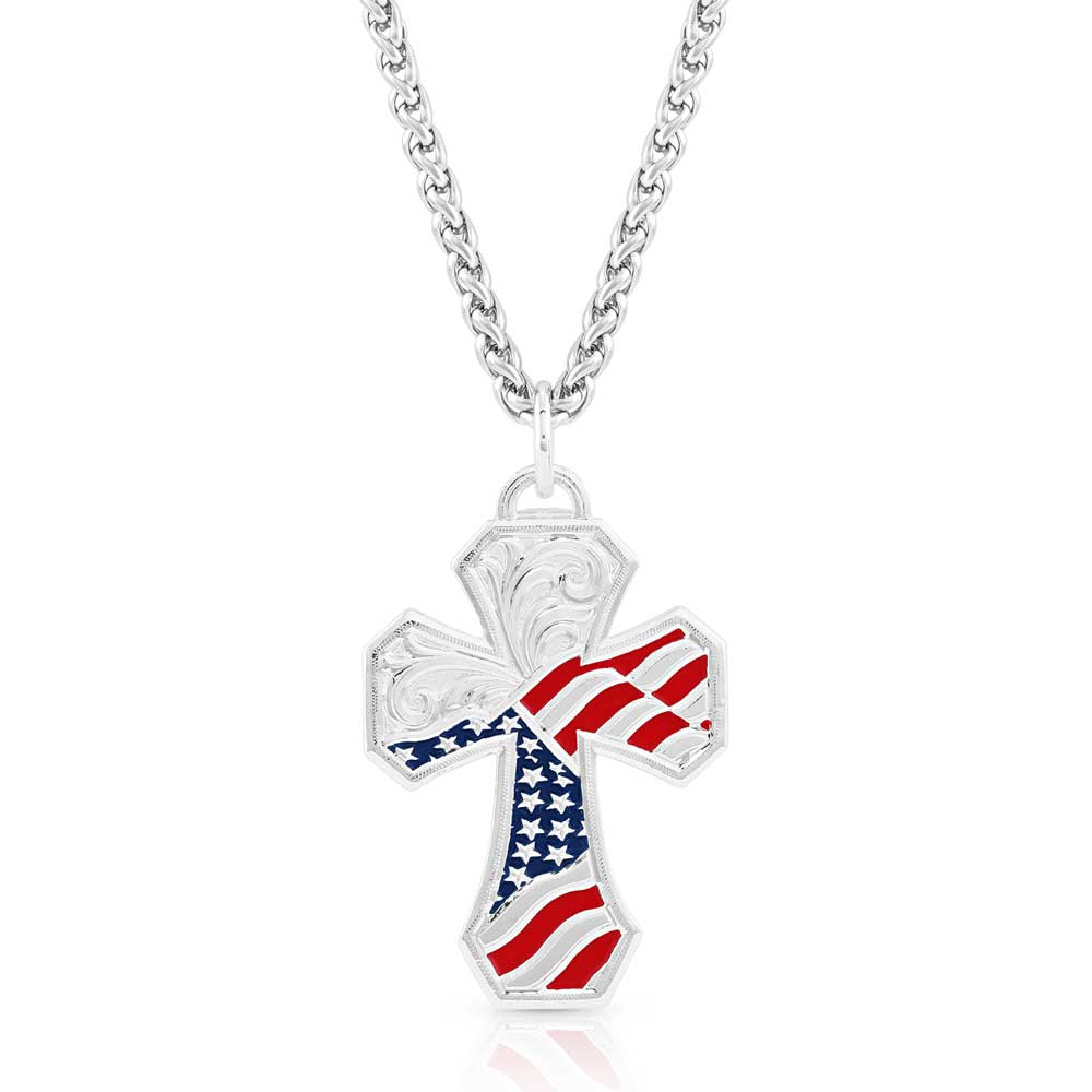 Blessed American Made Cross Necklace - Pet's Shop