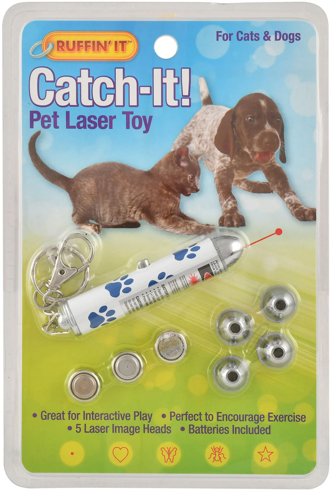 Ruffin' It Catch-It! 5-way Pet Laser Toy - Pet's Shop
