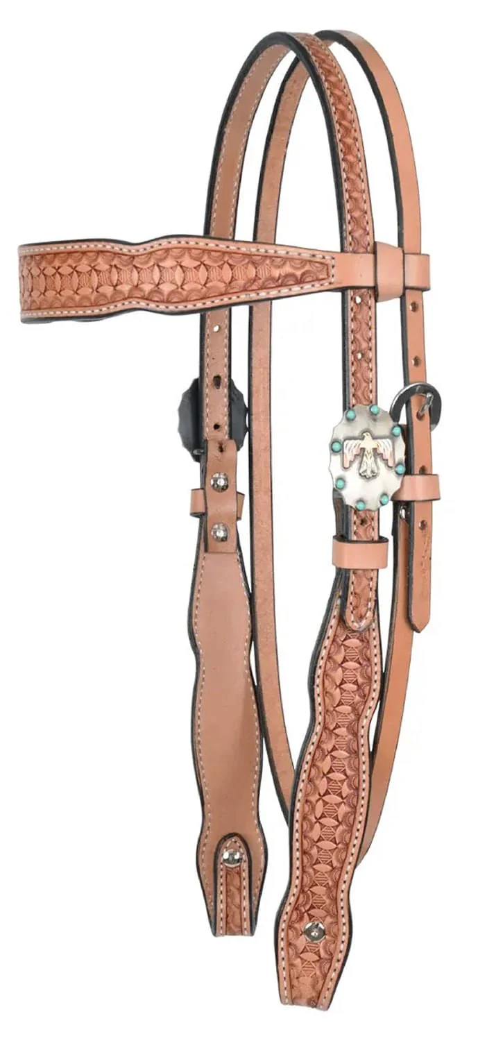 Circle Y Windsor Browband Headstall, Full - Pet's Shop