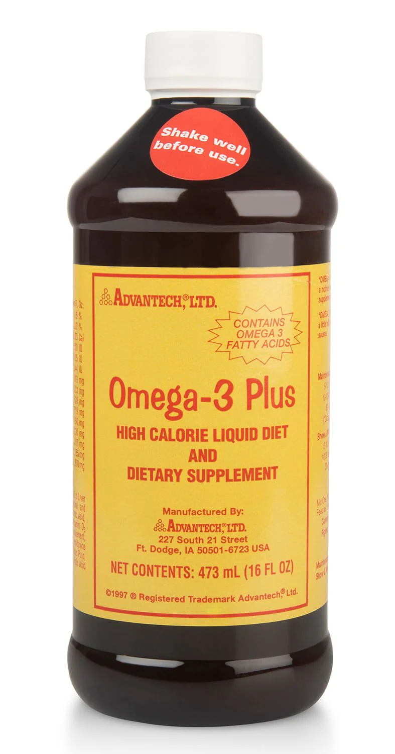 Omega-3 Plus High Calorie Liquid, 16 oz - Pet's Shop