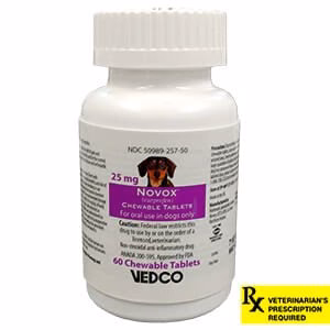 Rx Novox (carprofen) Chewable Tablets for Dogs - Pet's Shop