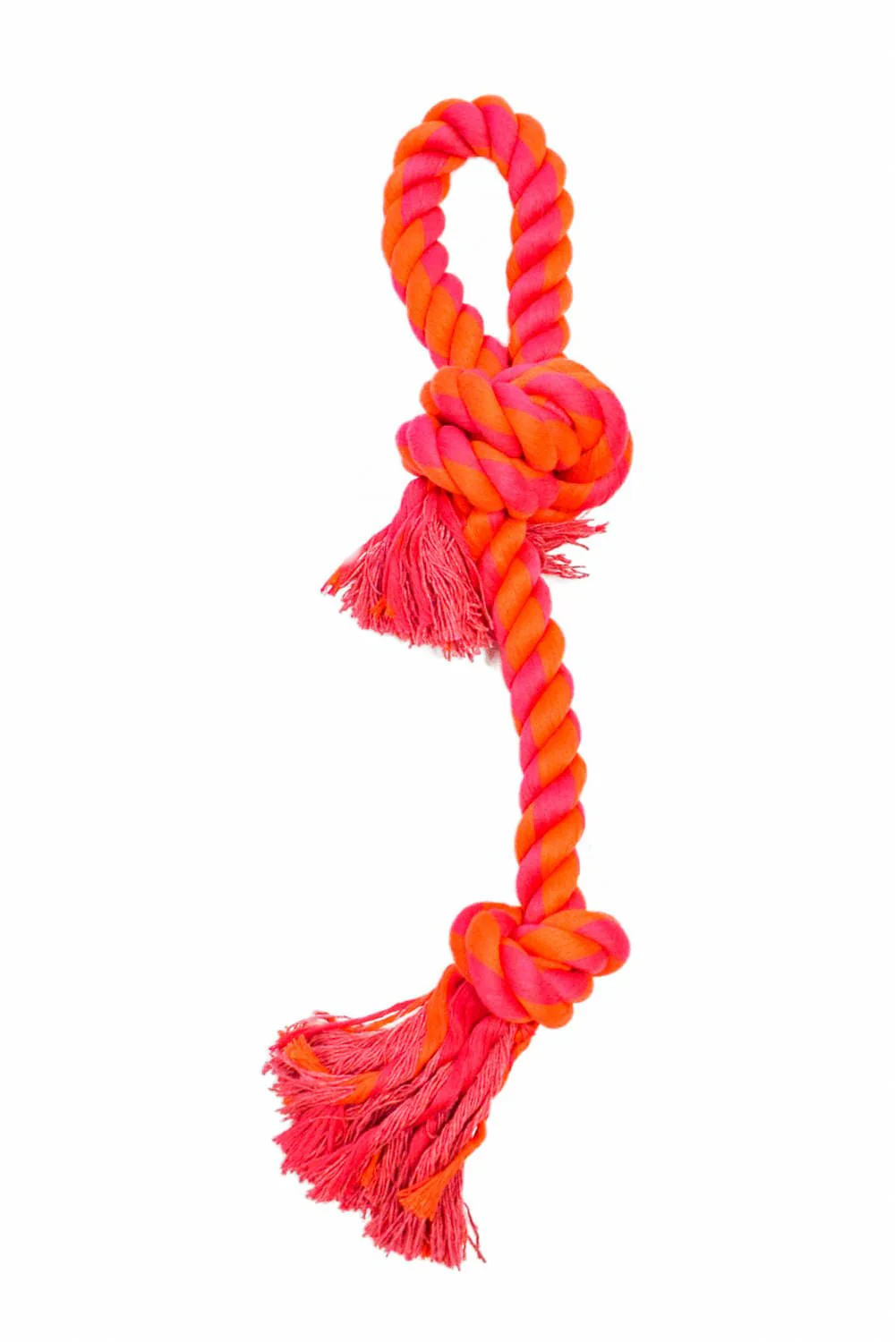 2 Knot Bone with Loop Handle Rope - Pet's Shop