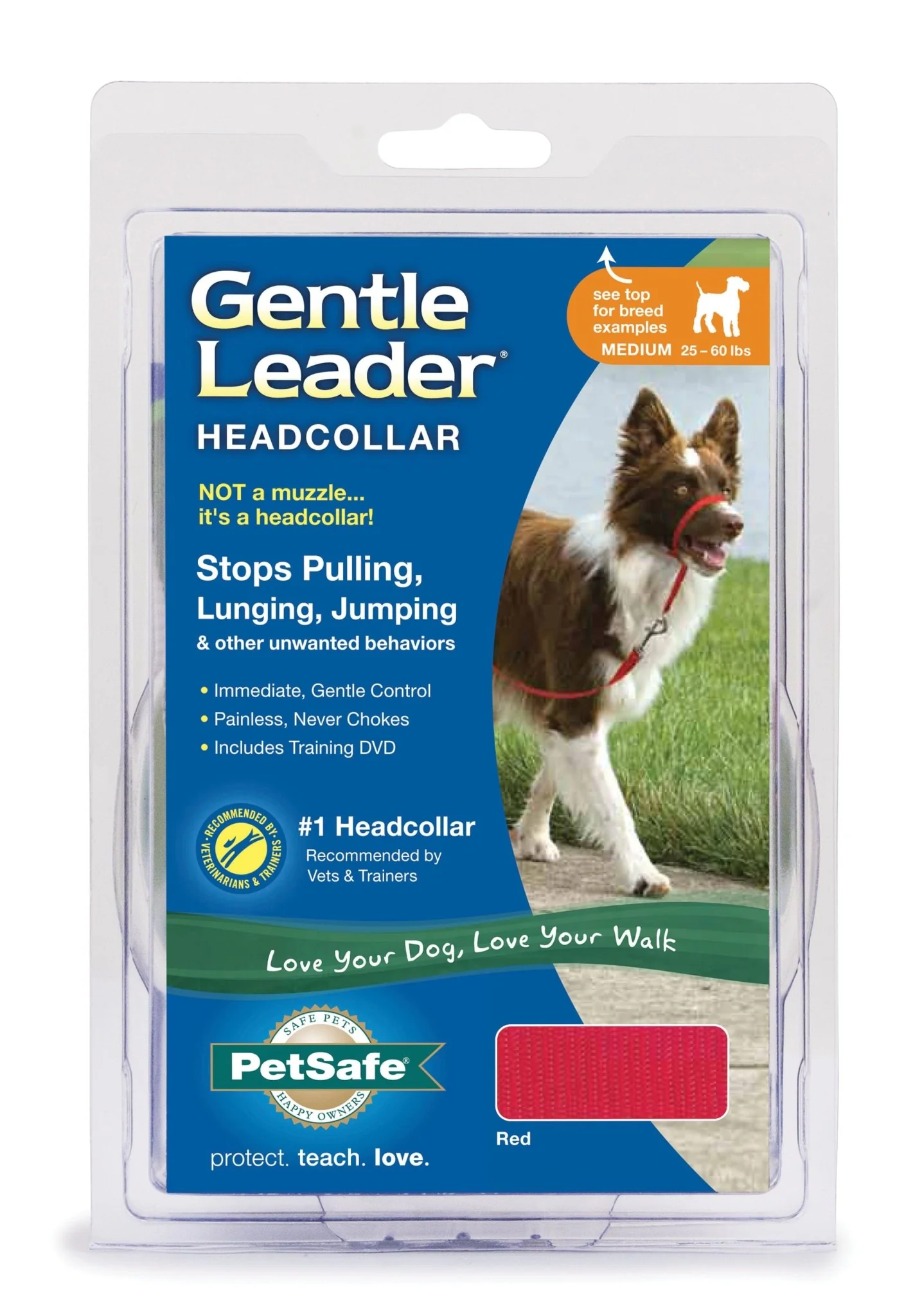Gentle Leader Headcollar, Medium (25-60 lb) - Pet's Shop