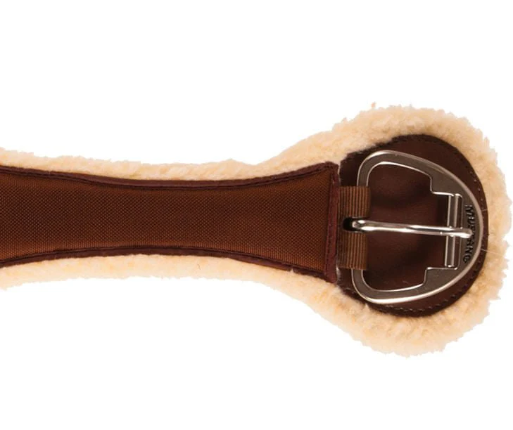 Mustang Contoured Fleece Cinch, Brown - Pet's Shop