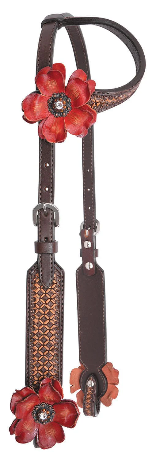 Reinsman Sarah Rose Vintage Sliding Ear Headstall - Pet's Shop