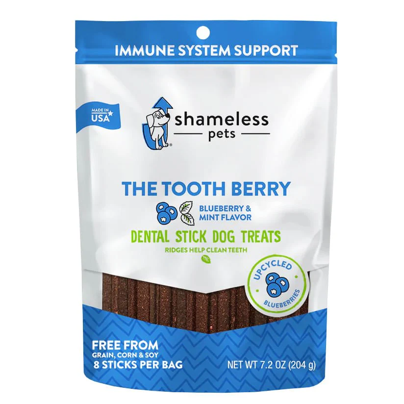 Shameless Pets Dental Sticks, 7.2 oz - Pet's Shop