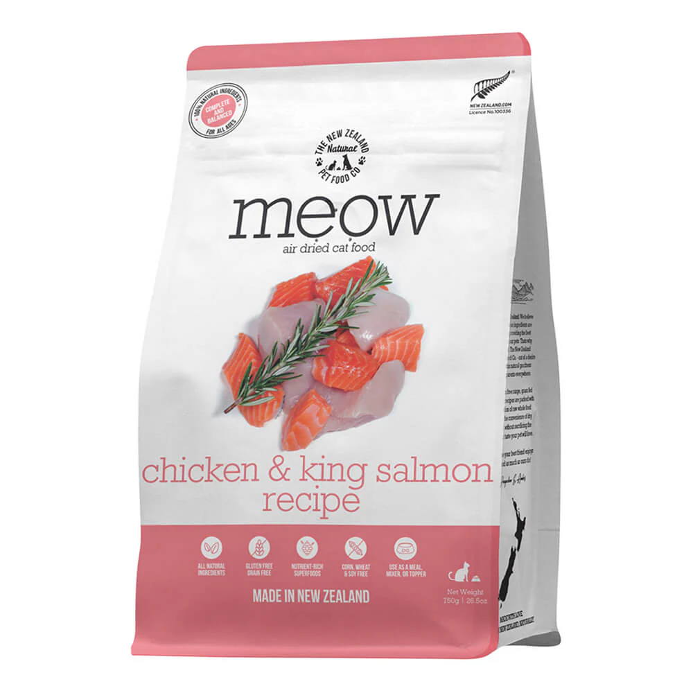 Meow Chicken & Salmon Air Dried Food, 26.5 oz - Pet's Shop
