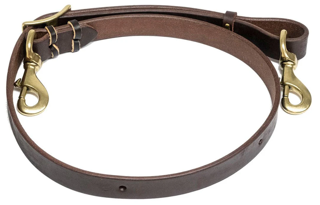 Poplar Head Saddlery Oiled Harness Leather Horse Tie Down Strap - Pet's Shop