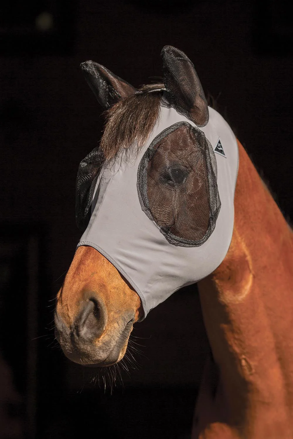 Professional's Choice Comfort Fit Lycra Horse Fly Mask with Ears - Pet's Shop