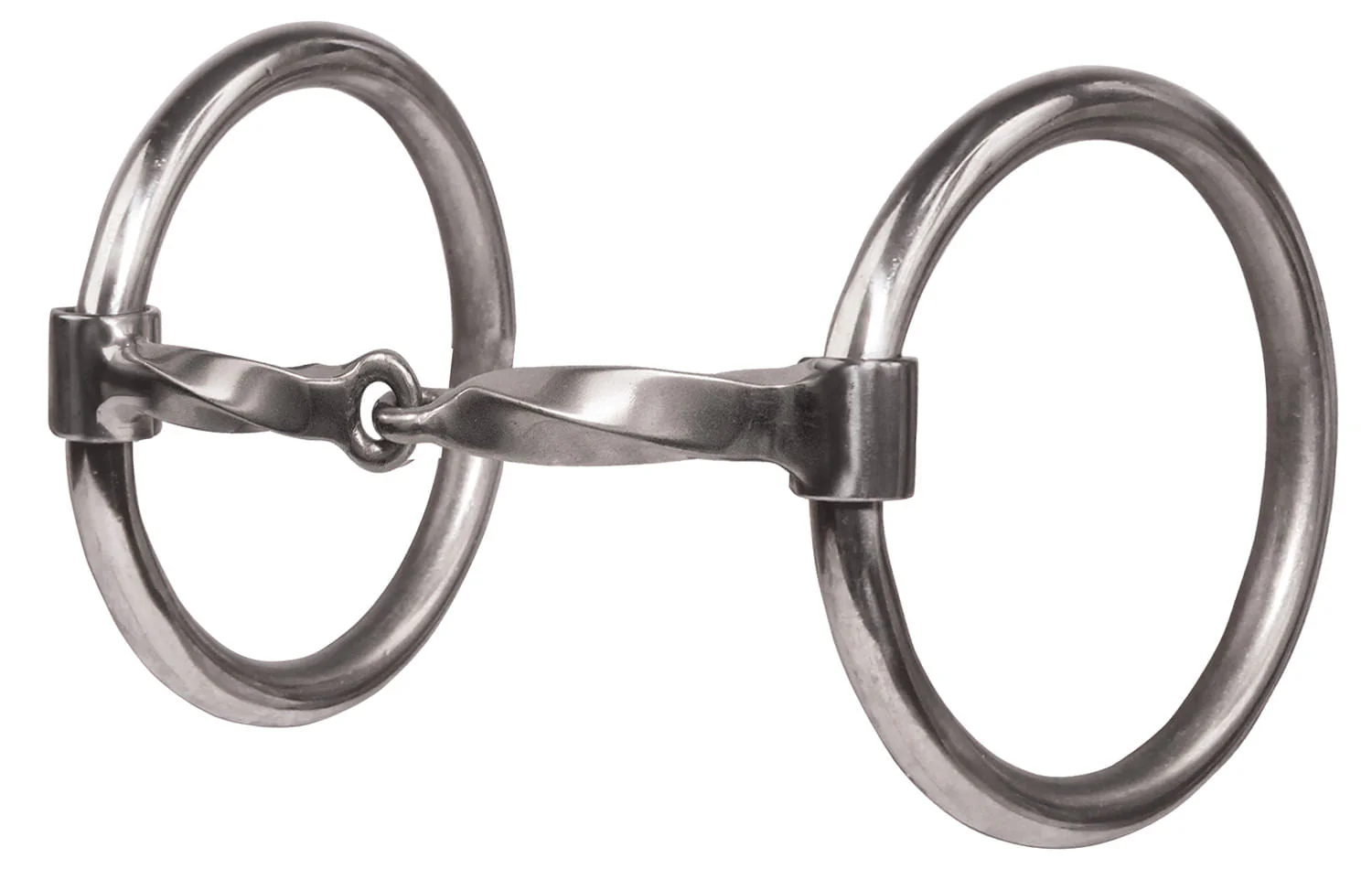Equisential Slow Twist Loose Ring Snaffle Bit - Pet's Shop