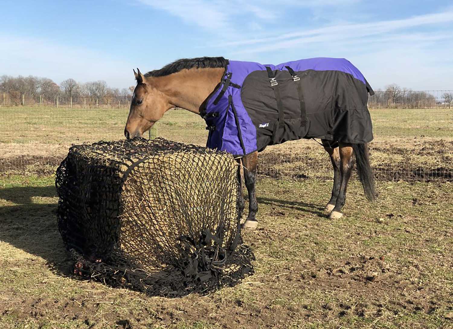 Tough1 Hybrid Large Hay Bale Feeder, 6' x 6' - Pet's Shop