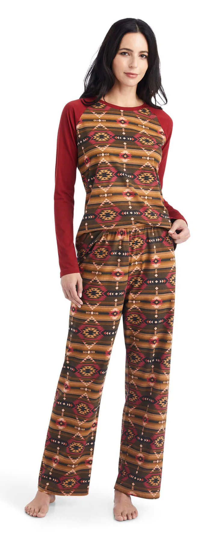 Ariat Women's Pajama Set, Southwestern - Pet's Shop