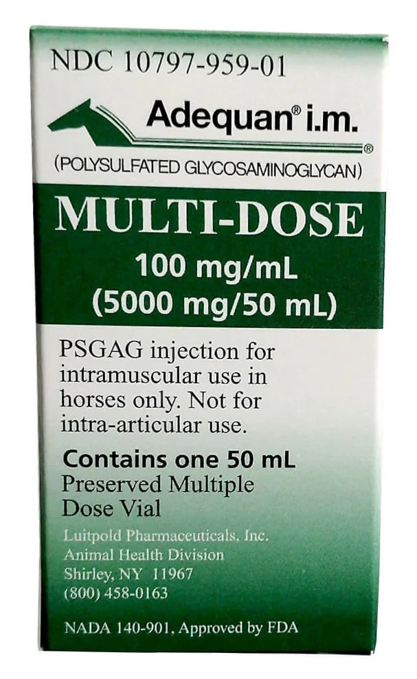 Rx Adequan i.m. (polysulfated glycosaminoglycan) Multi-Dose Injection for Horses - Pet's Shop
