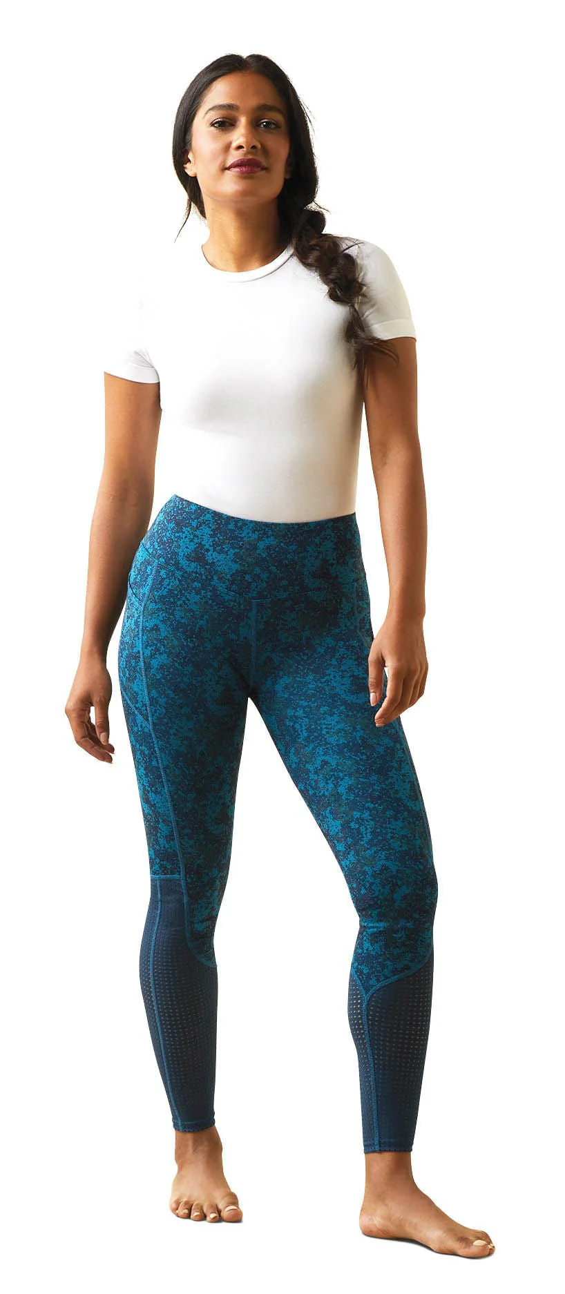 Ariat Eos Full Seat Riding Tight, Deep Petroleum Camo - Pet's Shop