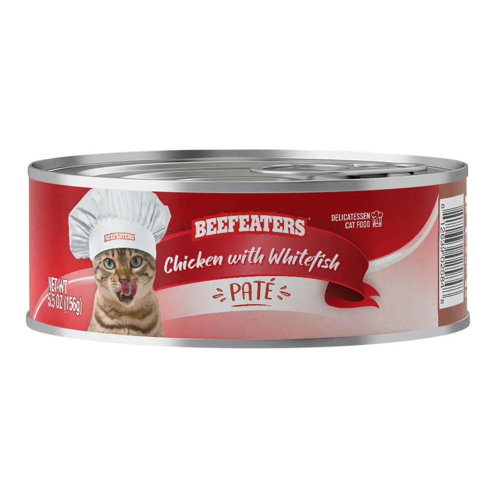 Beefeaters Pate Wet Cat Food, Case of 24 - Pet's Shop