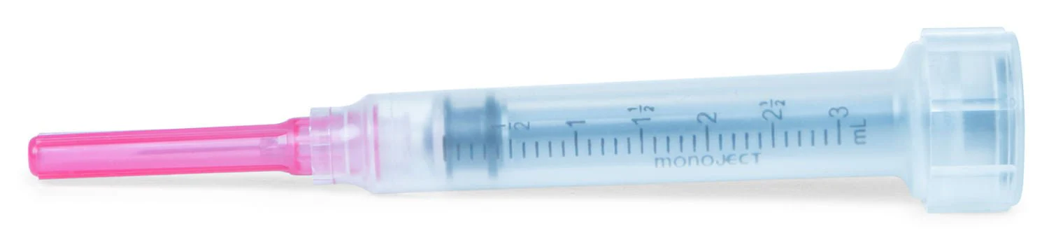 Ideal Luer Slip Syringe/Needle Combo, Box of 100 - Pet's Shop