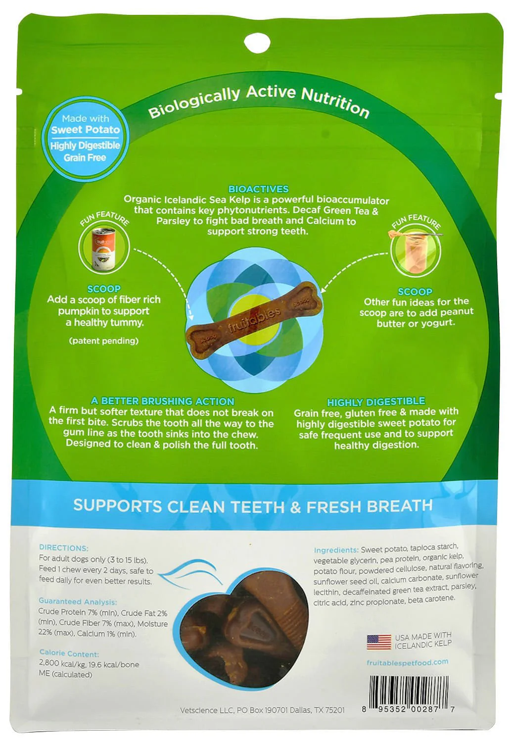 Fruitables BioActive Fresh Mouth Dental Chews - Pet's Shop