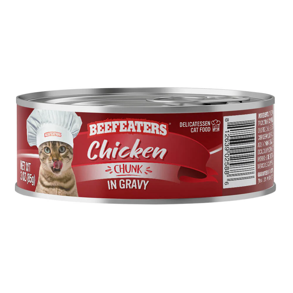 Beefeaters Chunk Gravy Wet Cat Food, Case of 24 - Pet's Shop