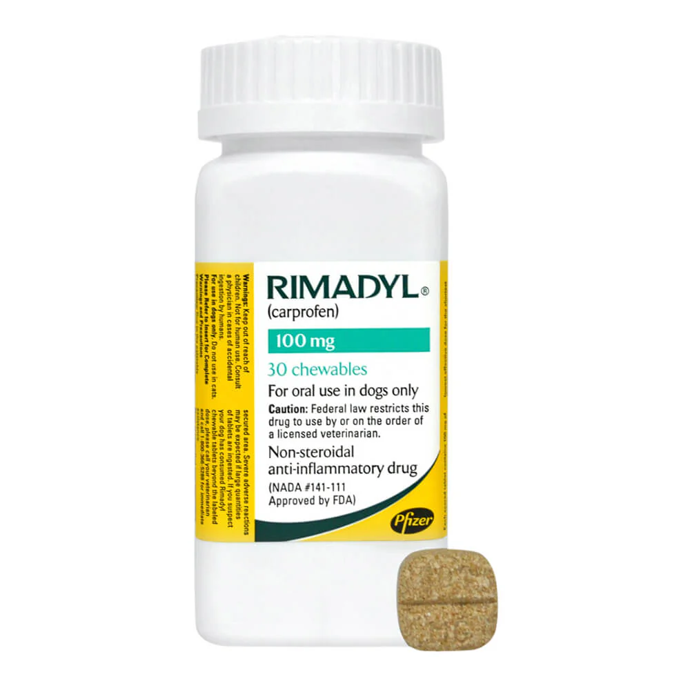 Rx Rimadyl (Carprofen) Chewable Tablets for Dogs - Pet's Shop