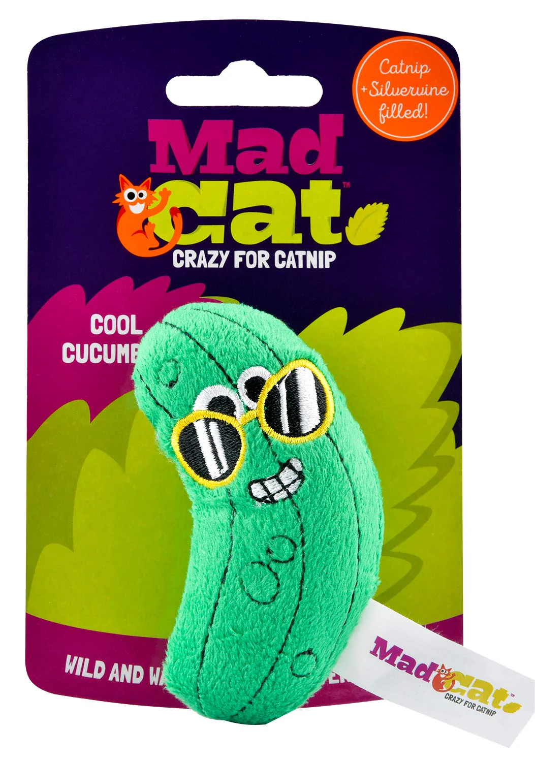 Cool Cucumber Mad Cat Catnip Toy - Pet's Shop