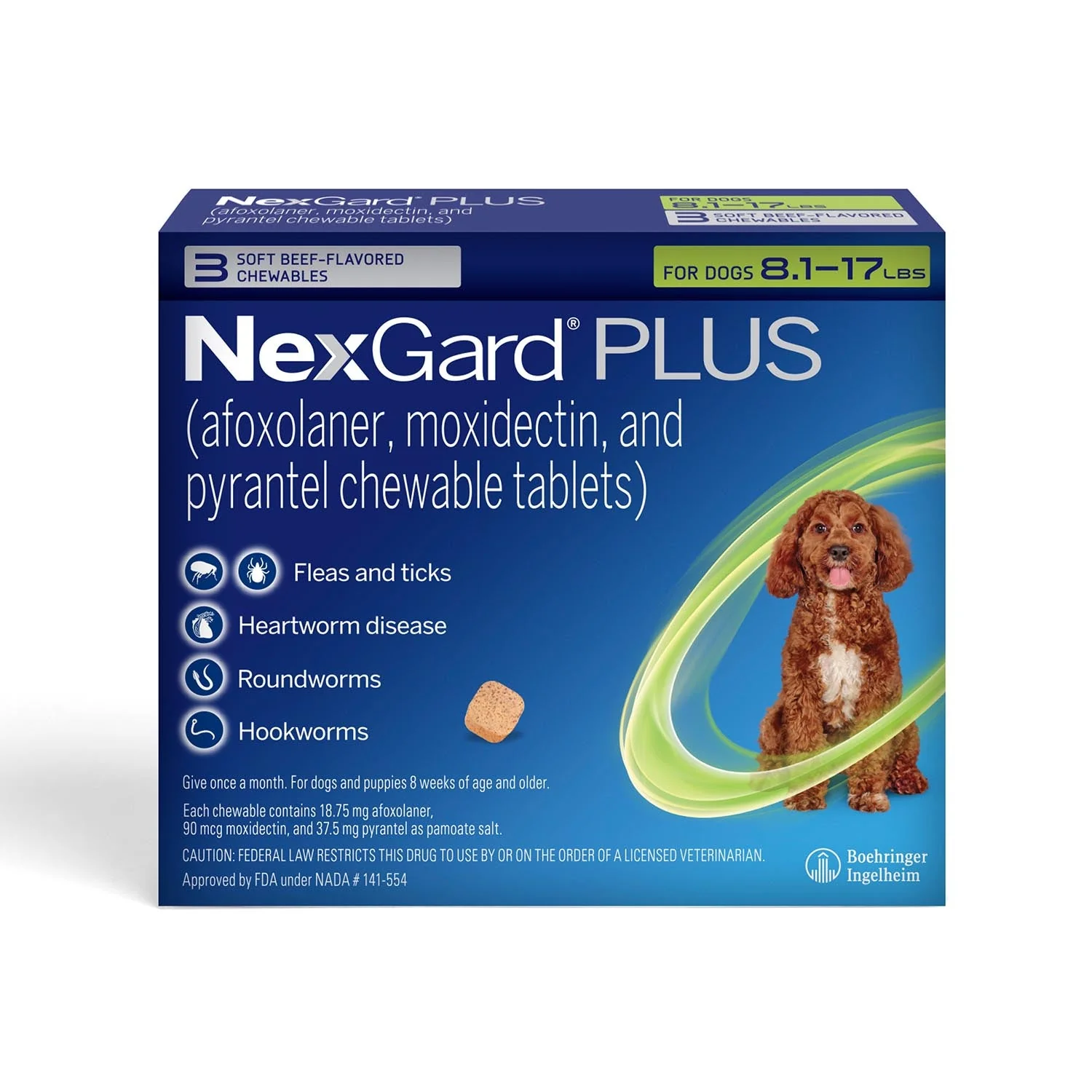 Rx NexGard Plus Chewable Flea & Tick Tablets for Dogs - Pet's Shop