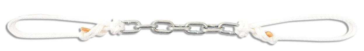 Martin Saddlery String and Dog Link Chain Curb Strap, 7-Chain Link - Pet's Shop