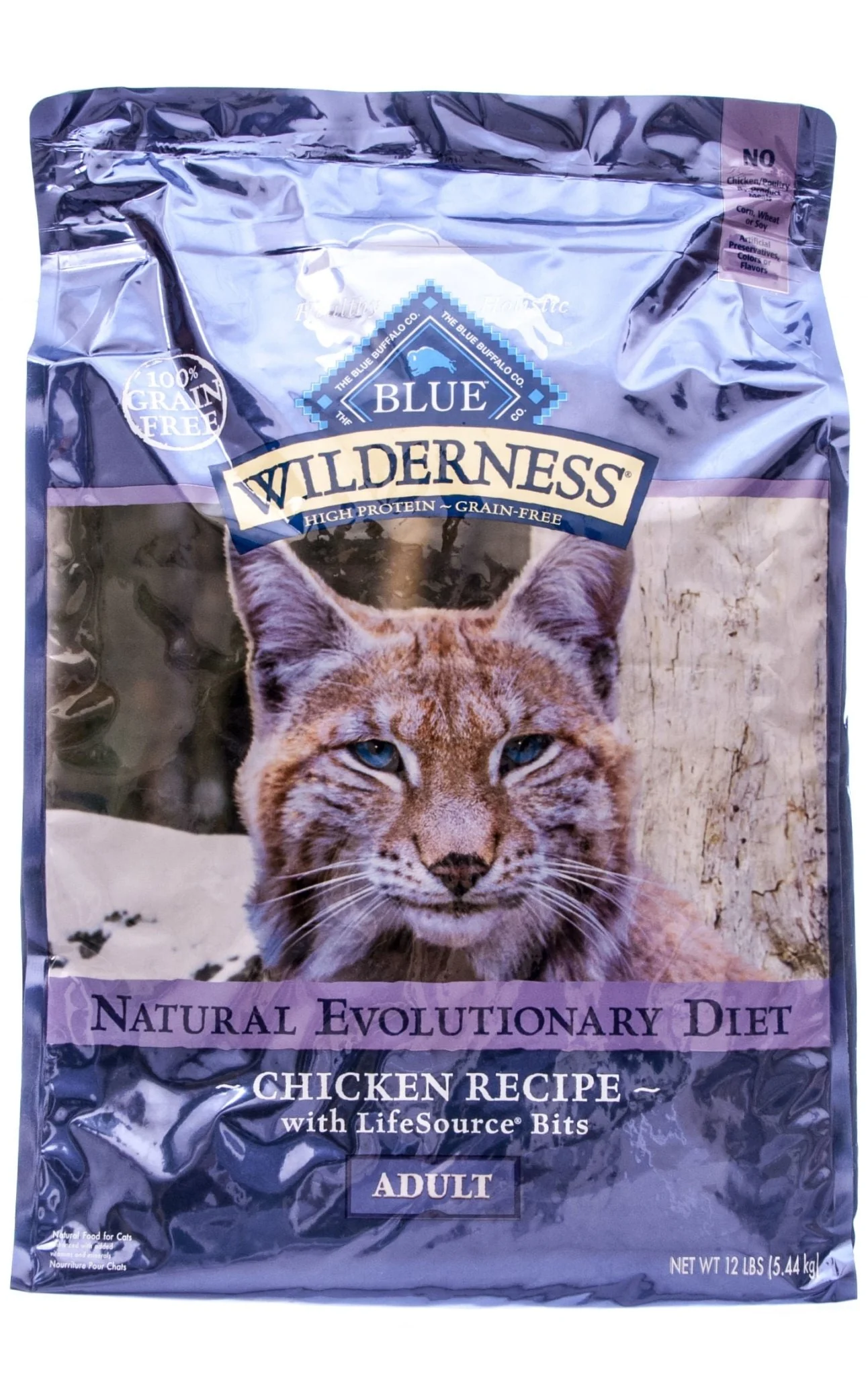 Blue Wilderness (Grain-Free) Adult Cat Food, Chicken, 12 lb - Pet's Shop