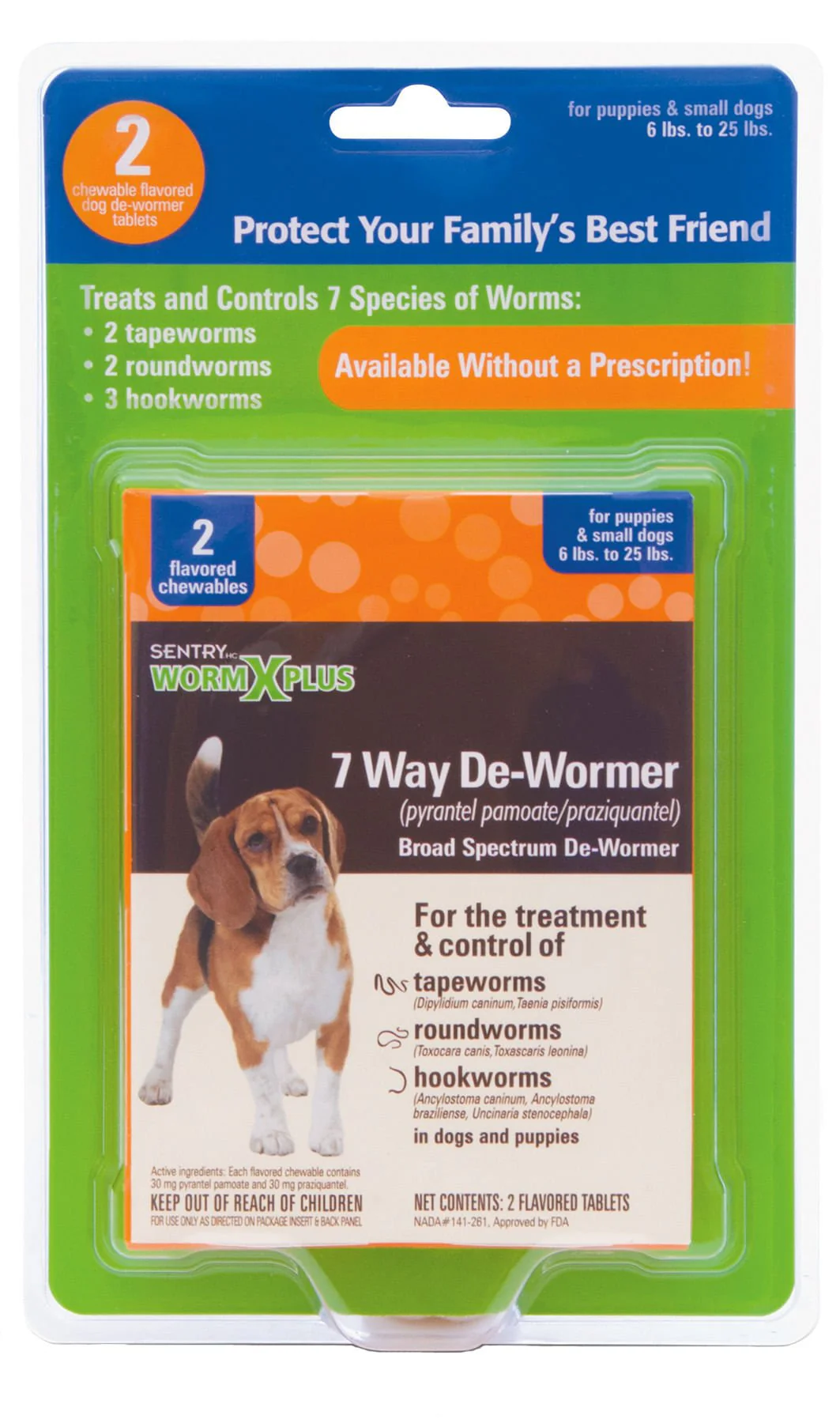 Sentry HC WormX Plus 7-Way Dog Dewormer - Pet's Shop