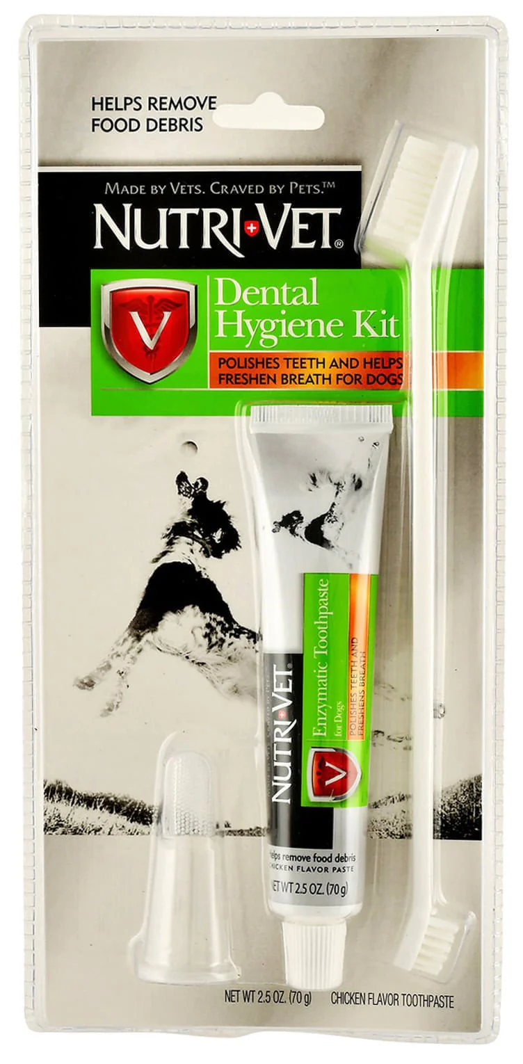 Nutri-Vet Dental Hygiene Kit for Dogs - Pet's Shop