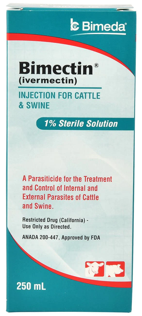 Bimectin Injection (1%) Cattle & Swine Dewormer - Pet's Shop