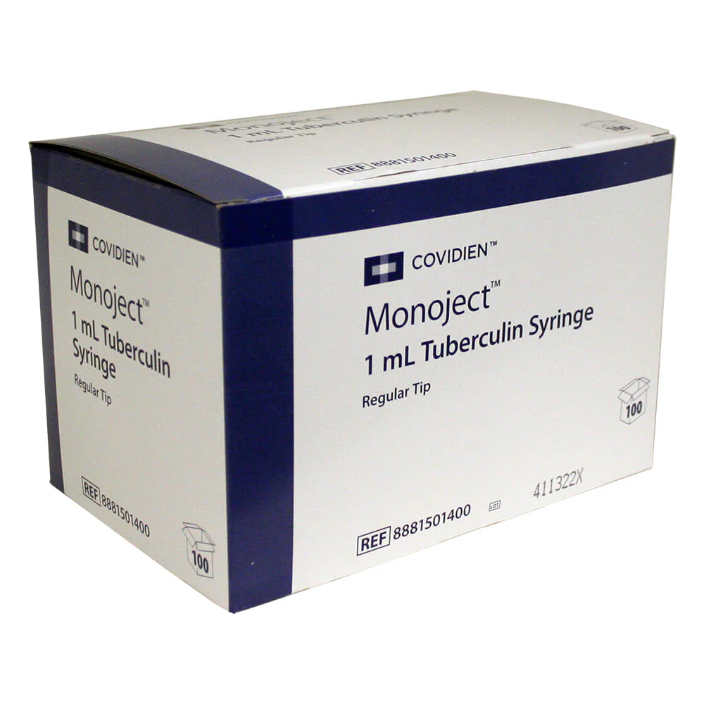 Rx Monoject Syringe, 1 cc TB, Box of 100 - Pet's Shop
