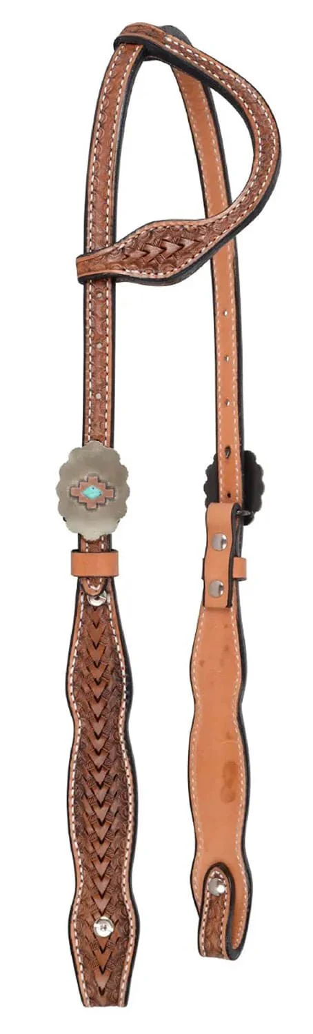 Circle Y Dawson One Ear Headstall, Full - Pet's Shop