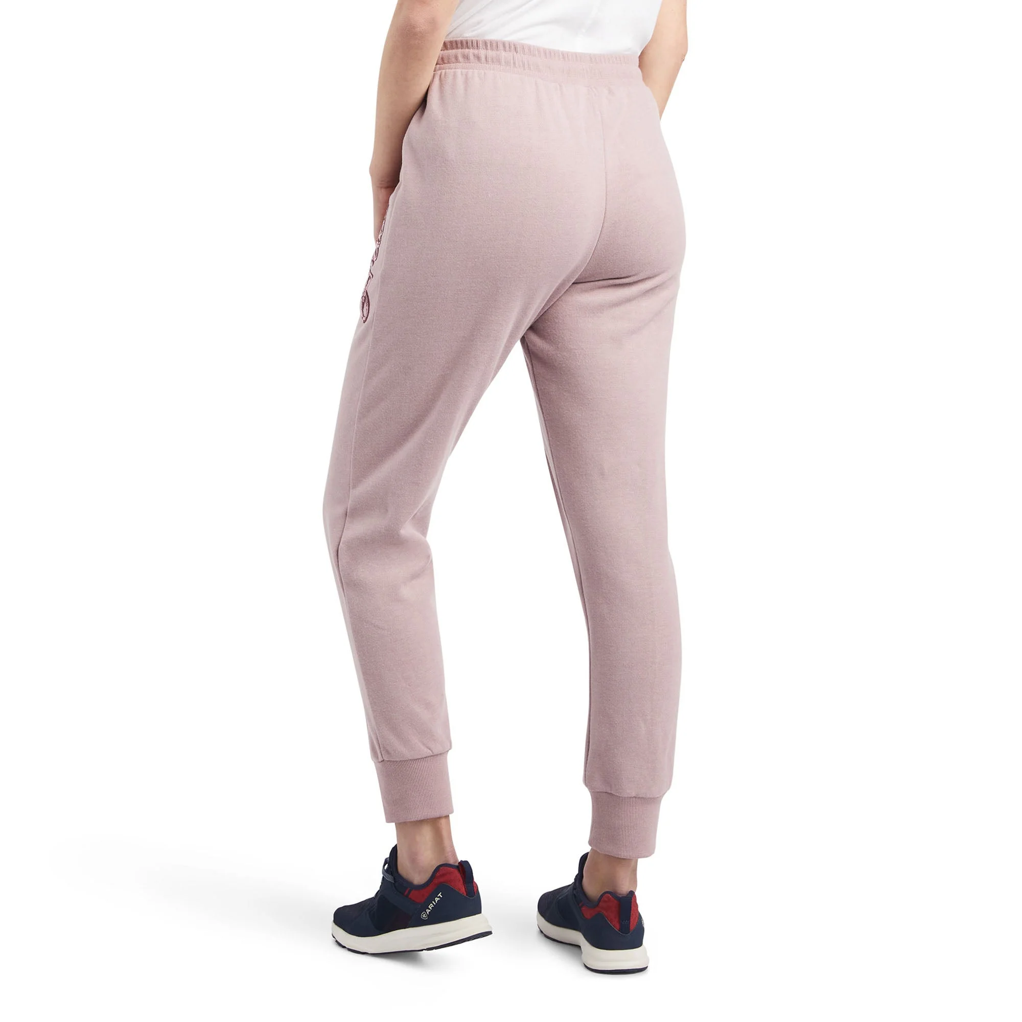 Ariat Women's Real Sweatpant Joggers, Rose Heather - Pet's Shop