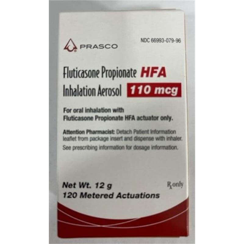 Rx Fluticasone Inhaler, 110mcg x 12gm - Pet's Shop