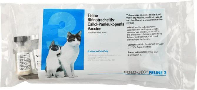 Solo-Jec Feline 3 Cat Vaccine, Single Dose - Pet's Shop